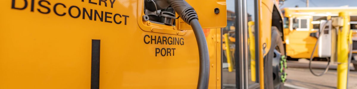 Electric school buses, entegrity electric buses, ev bus, epa clean bus act